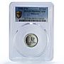 Malaysia 10 sen Republic Coinage Parliament House PR69 PCGS CuNi coin 1980