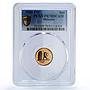 Malaysia 1 sen Republic Coinage Parliament House PR70 PCGS bronze coin 1980