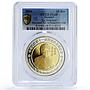 Malawi 10 kwacha Lu Hsiu-lien Vice President PL68 PCGS silvered bronze coin 2004