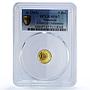 Venezuela Chicuramay 5 Bolivares Caciques Indian Chief MS67 PCGS gold medal 1962