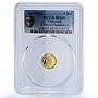 Venezuela Paramaconi 5 Bolivares Caciques Indian Chief MS65 PCGS gold medal 1962