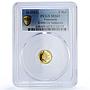Venezuela Terepaima 5 Bolivares Caciques Indian Chiefs MS65 PCGS gold medal 1962