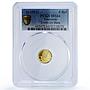 Venezuela Mara 5 Bolivares Caciques Indian Chiefs MS64 PCGS gold medal 1962