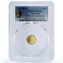 Venezuela Guaicaipuro 5 Bolivares Caciques Chiefs MS65 PCGS gold medal 1962