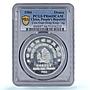 China 1 oz Expo Int. Hong Kong Panda Ship PR66 PCGS silver token medal coin 1984