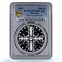 Slovakia 500 korun Mala Fatra National Park Wildlife PR70 PCGS silver coin 2001