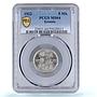 Estonia 5 marka Republic Coinage Three Lions KM-3 MS64 PCGS CuNi coin 1922