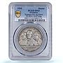 Germany Third Reich Railway Nuremberg Furth Train SP63 PCGS silver medal 1935