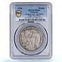 Germany Third Reich King Henry Hein I Death History SP64 PCGS silver medal 1936