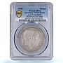 Germany Third Reich Arisen Empire Hitler Politics SP64 PCGS silver medal 1938