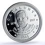 Spain Catalonia 5 ecu Enric Prat de la Riba History proof silver coin 1995