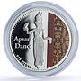 Cambodia 3000 riels Apsara Dance Khmer Traditions Culture proof silver coin 2001
