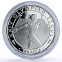 Tonga 1 paanga Discus Throw Seoul Olympic Games Sports proof silver coin 1988