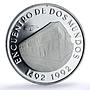 Colombia 10000 pesos Santa Fe Bogota Mint Ibero-American proof silver coin 1991