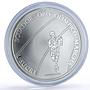 Ecuador 1 sucre Race Walking Olympics Ibero-American proof silver coin 2007