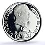 Laos 5000 kip Savang Vatthana Laotian Maiden Woman proof silver coin 1975