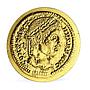 Palau 1 dollar Constantine Solidus Roman Empire History gold coin 2012