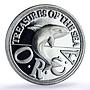 Sealand 25 cents Orca Whale Sea Treasures Quarter Dollar proof silver coin 1994