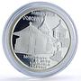 Romania 10 lei Voronet Monastery Church Stefan Mare Religion silver coin 2008