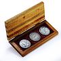 Guatemala Set Maya Indians Crafts Traditions History Art silver medals 1976 1977