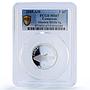 Cameroon 1500 francs Mambila IDAC 1 Africa Elephant MS67 PCGS silver coin 2005