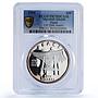 Marshall Islands 50 dollars Peace United Nations UN PR70 PCGS silver coin 1995