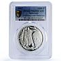 Saharawi 1000 pesetas Diplomacy Venezuela Bolivar Horse PR69 PCGS AG coin 1997