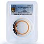 Togo 1000 francs Venus Solar System Planets Space PR69 PCGS silver coin 2019
