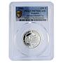 Somalia 250 shillings Elephant African Wildlife Fauna PR70 PCGS silver coin 2006