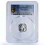 Philippines 1 sentimo Republic Coinage Lapulapu PR69 PCGS aluminum coin 1981