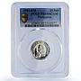 Philippines 25 sentimos Republic Coinage Juan Luna PR69 PCGS CuNi coin 1981