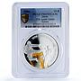 Qatar 10 riyals Karate 15th Asian Games Sports PR69 PCGS silver coin 2006
