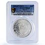 Egypt 10 pounds FAO World Food Day 70th Anniversary MS68 PCGS silver coin 2015