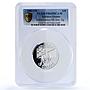 Solomon Islands 10 dollars Independence 5th History PR69 PCGS silver coin 1983