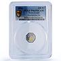 Ivory Coast 100 francs Reichskrone Imperial Crown Gilt PR69 PCGS gold coin 2021