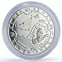 Gabon 1000 francs Capricorn Zodiac Signs proof silver coin 2014