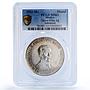 Mexico Lopez Mateos Indonesia Ganefo Games Olympics MS63 PCGS silver medal 1963
