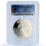 Austria Salzburg Casino Fantasy Token 500 Schil. PR70 PCGS silver 1986 - 1988 FM