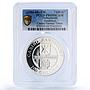 Netherlands Zandvoort Casino Fantasy Token PR69 PCGS silver 1986 - 1988 FM