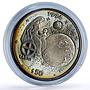 Marshall Islands 50 dollars Mother Earth Children Mythology silver coin 1994