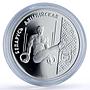 Belarus 20 roubles Artistic Gymnastics Olympics Sports proof silver coin 1996