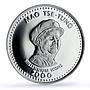 Somalia 250 shillings Mao Tse Tung Millennium Icons Politics silver coin 2000