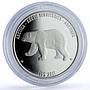 Arctica Arctic Territories Arctique 10 dollars Polar Bear Fauna silver coin 2011