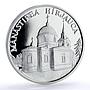 Moldova 50 lei Hirjauca Monastery Religion Architecture silver coin 2000