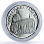 Moldova 50 lei Tabara Monastery Religion Architecture silver coin 2000