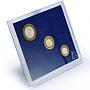 Mexico Various Pesos Set Republic Coinage Commemorative BU bimetal coins 1994