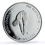 Marshall Islands 25 dollars Louganis Jackknife Perfect 10 proof silver coin 1988