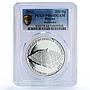 Bhutan 250 ngultrum Borobudur Temple World Wonders PR64 PCGS silver coin 2003