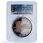 China Chairman Mao Tse Tung CCP Communism Politics PR65 PCGS silver medal 1980