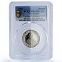 Sri Lanka 1 rupee President Premadusa History Politics PR68 PCGS CuNi coin 1992